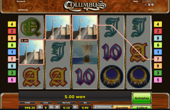 игровой автомат columbus колумб онлайн бесплатно