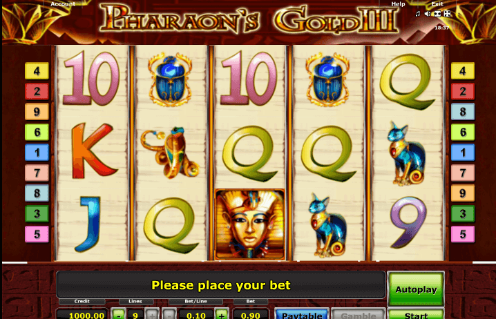 игровые автоматы золото фараона бесплатно